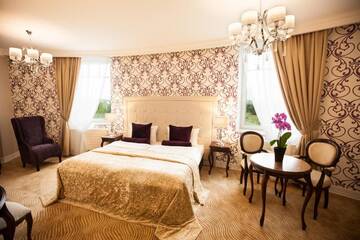 Фото номера Улучшенный двухместный номер с 1 кроватью Отель Rezydencja Luxury Hotel Bytom Piekary Śląskie г. Пекары-Слёнске 8