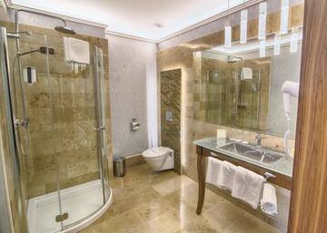 Фото номера Улучшенный двухместный номер с 1 кроватью Отель Rezydencja Luxury Hotel Bytom Piekary Śląskie г. Пекары-Слёнске 15